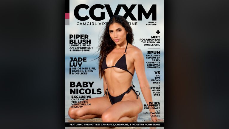 CamGirl Vixen Magazine Release Issue 11, Featuring Baby Nicols, Jade Luv, and Piper Blush